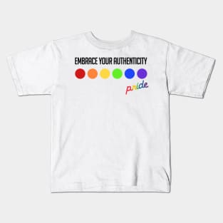 Pride: Embrace Diversity, Celebrate Unity. Kids T-Shirt